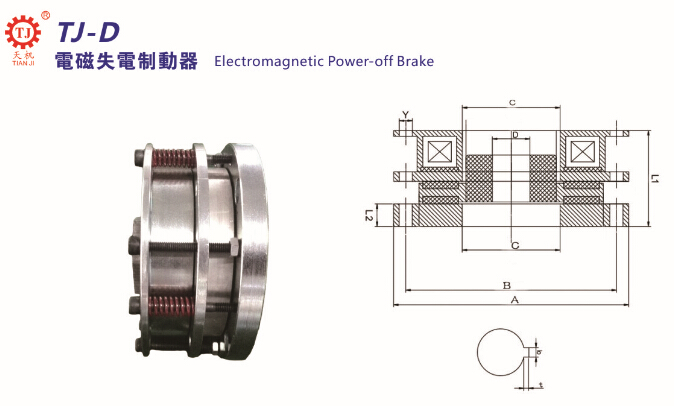 斷電剎車的規(guī)格尺寸